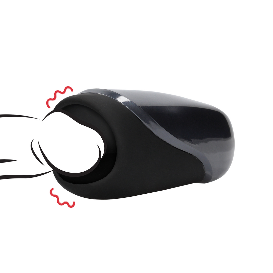 Vibrerende Masturbator Sleeve – Licoorzwart