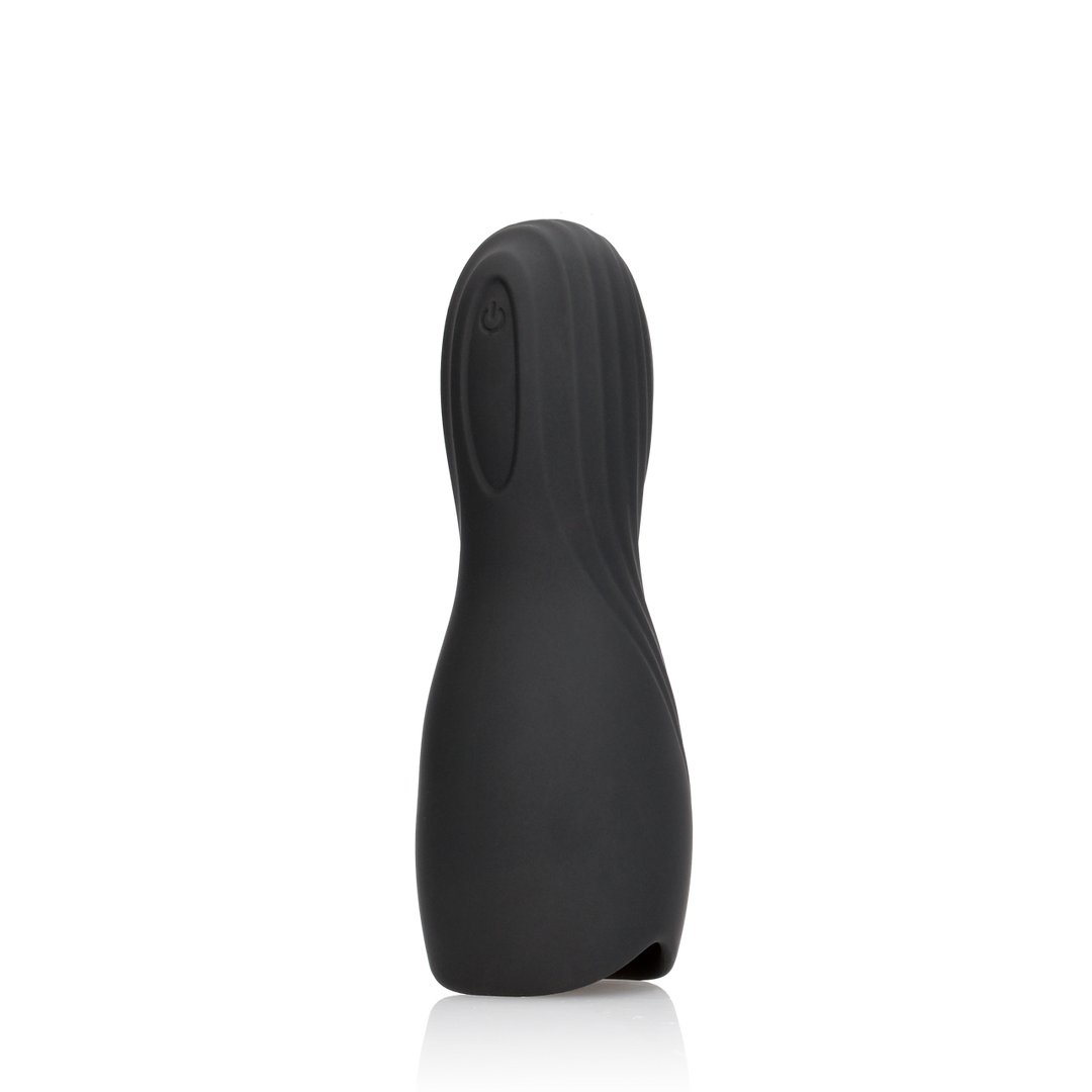 Vibrerende Masturbator Sleeve – Lakritz Zwart
