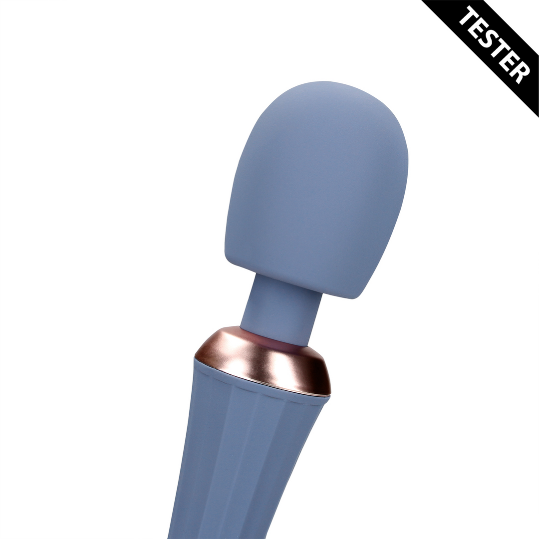 Krachtige Wand Vibrator met Stille Handgreep – Blue Nova – Tester