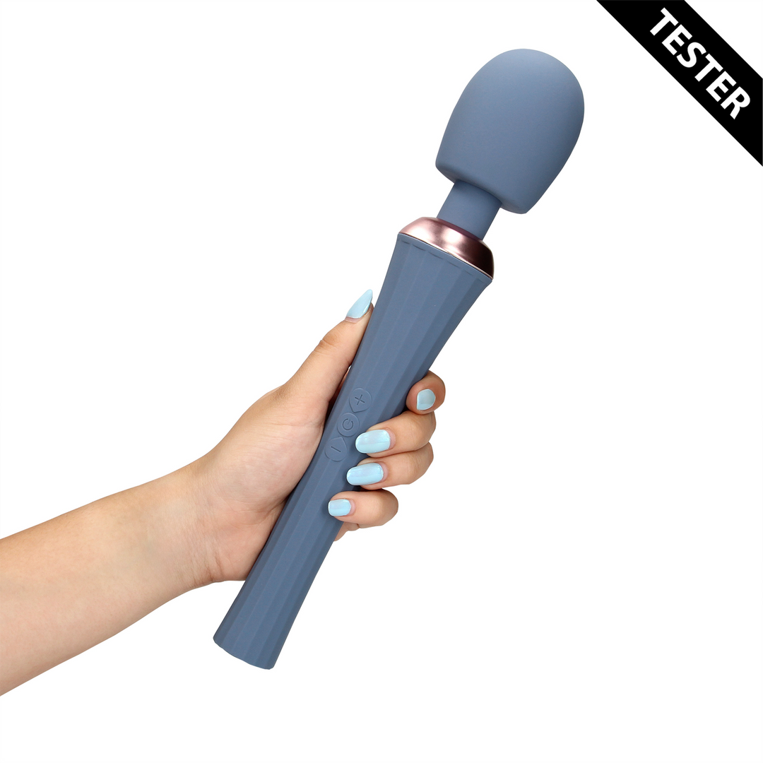 Krachtige Wand Vibrator met Stille Handgreep – Blue Nova – Tester