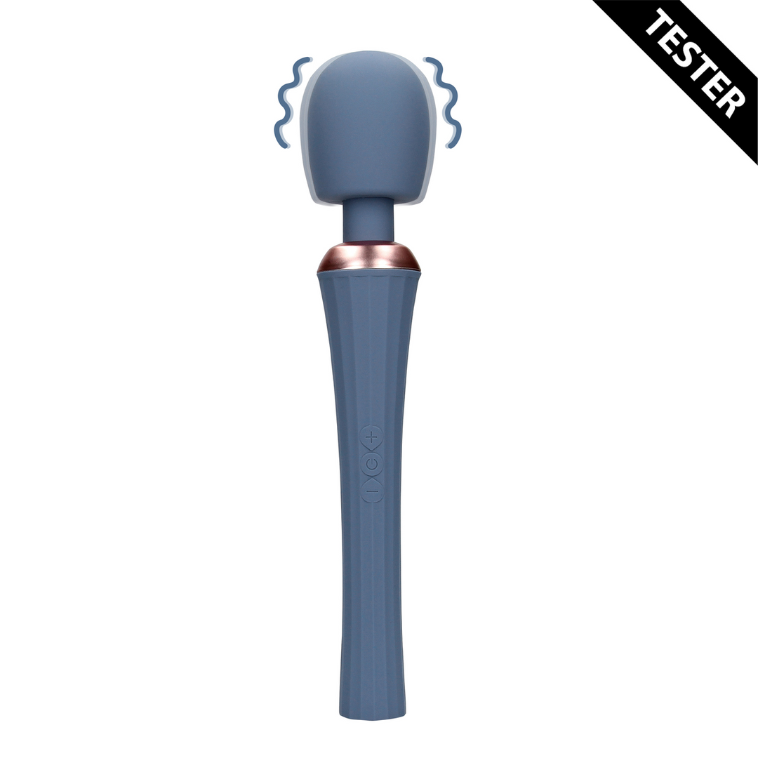Krachtige Wand Vibrator met Stille Handgreep – Blue Nova – Tester