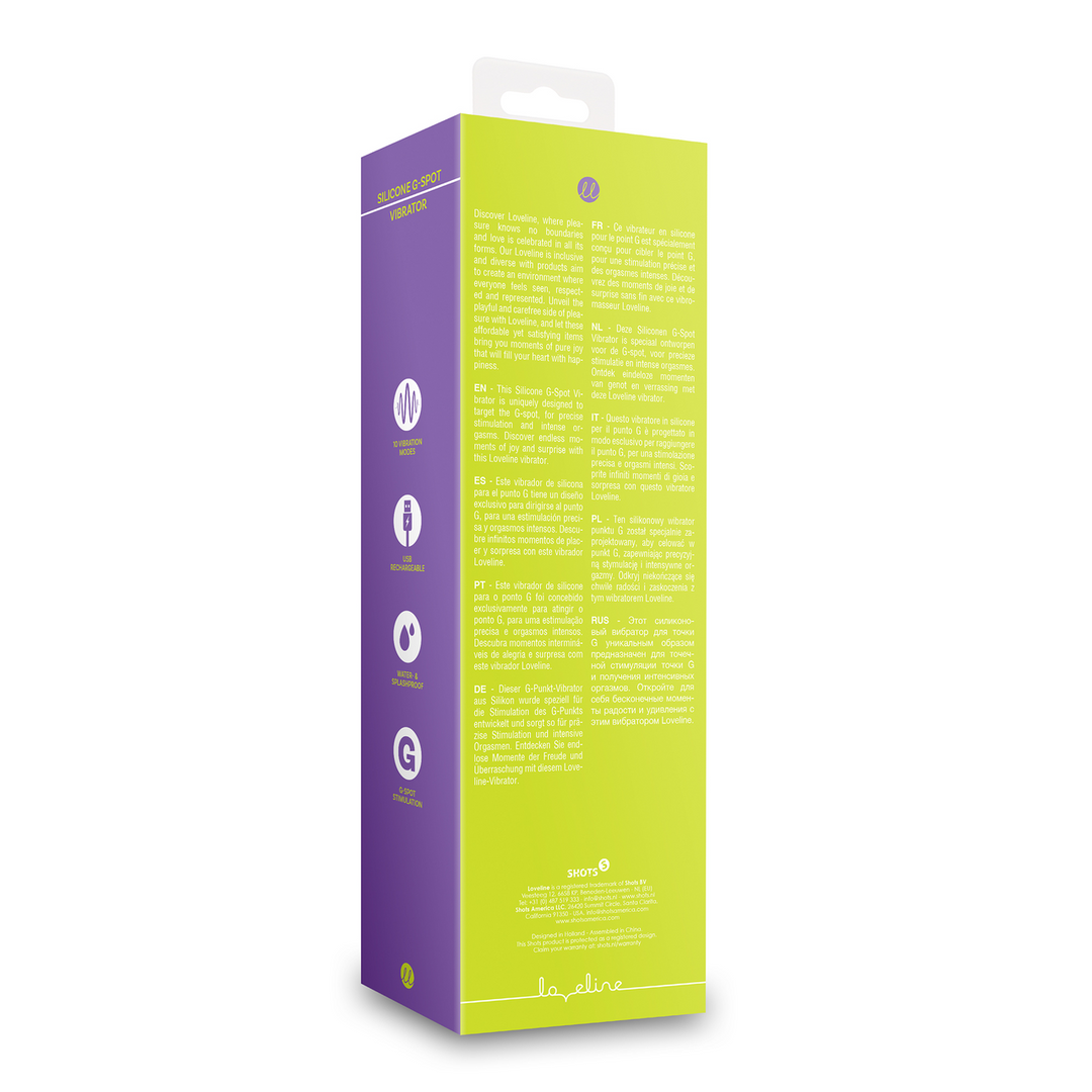 Siliconen G-Spot Vibrator – Lime Passion
