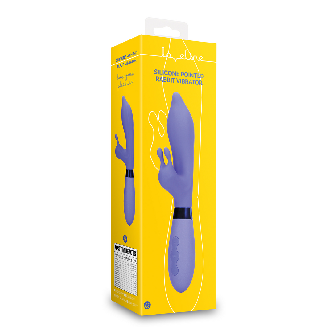 Siliconen Puntige Konijnen Vibrator – Protanopia