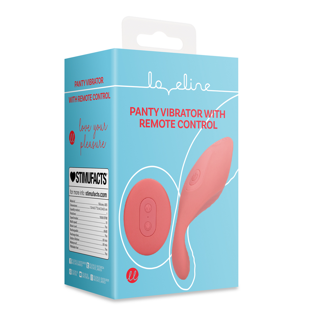 Panty Vibrator met Afstandsbediening – Brighto Rood