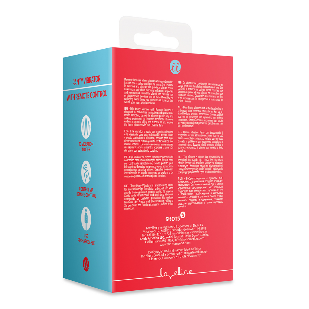 Panty Vibrator met Afstandsbediening – Brighto Rood