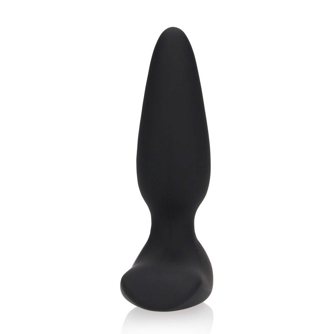 Glad Vibrerende Anale Plug met Afstandsbediening – Drop Black