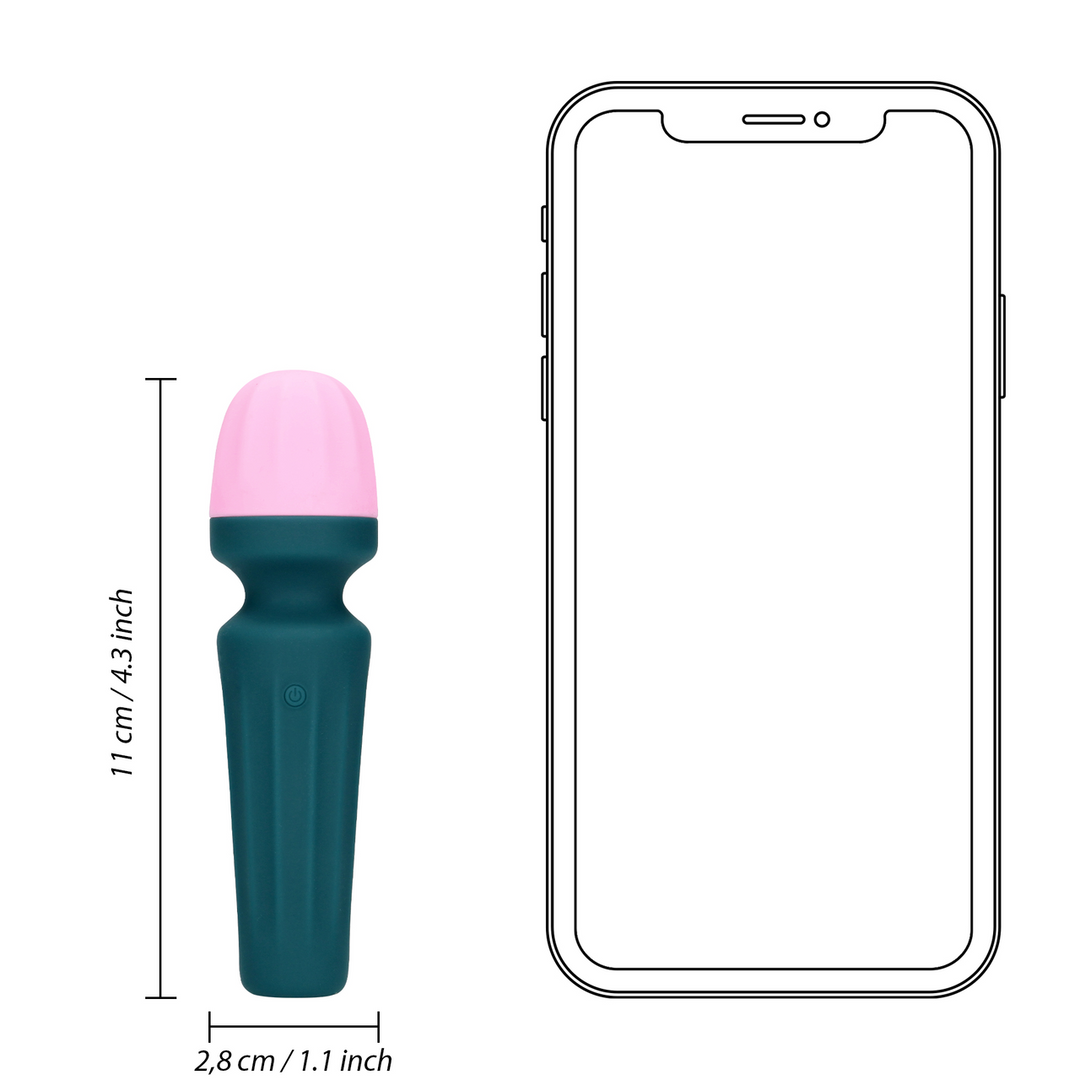 Mini Wand Vibrator - Ancient Sea