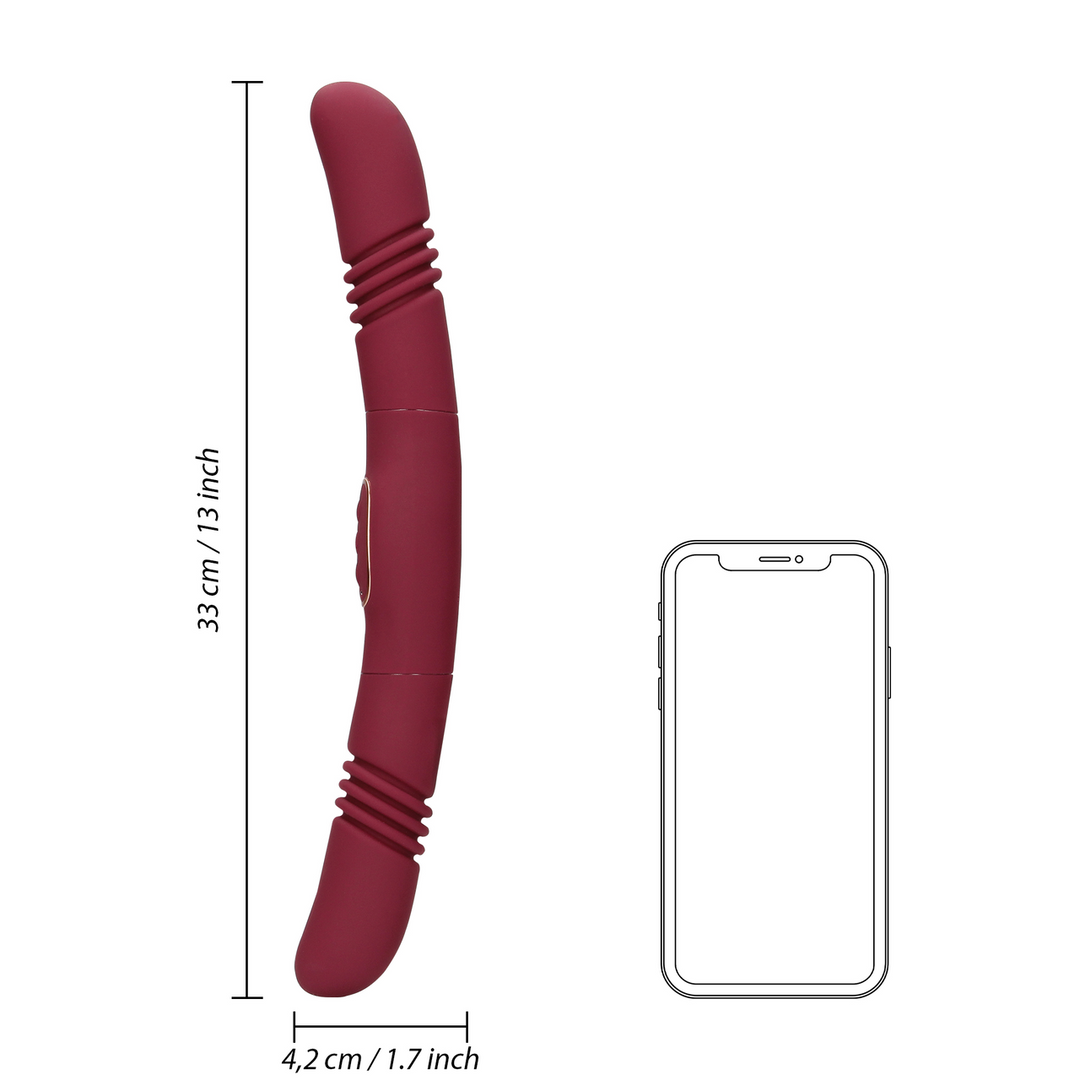 Divpusējs stumjošs vibrators - Merlo vīnogas