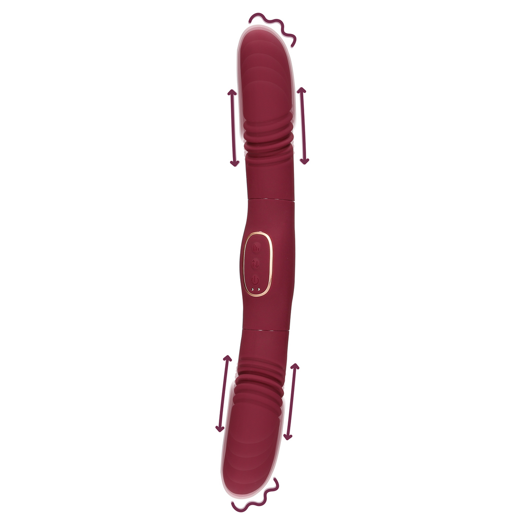 Dubbelzijdige Duwvibrator – Merlot Druif