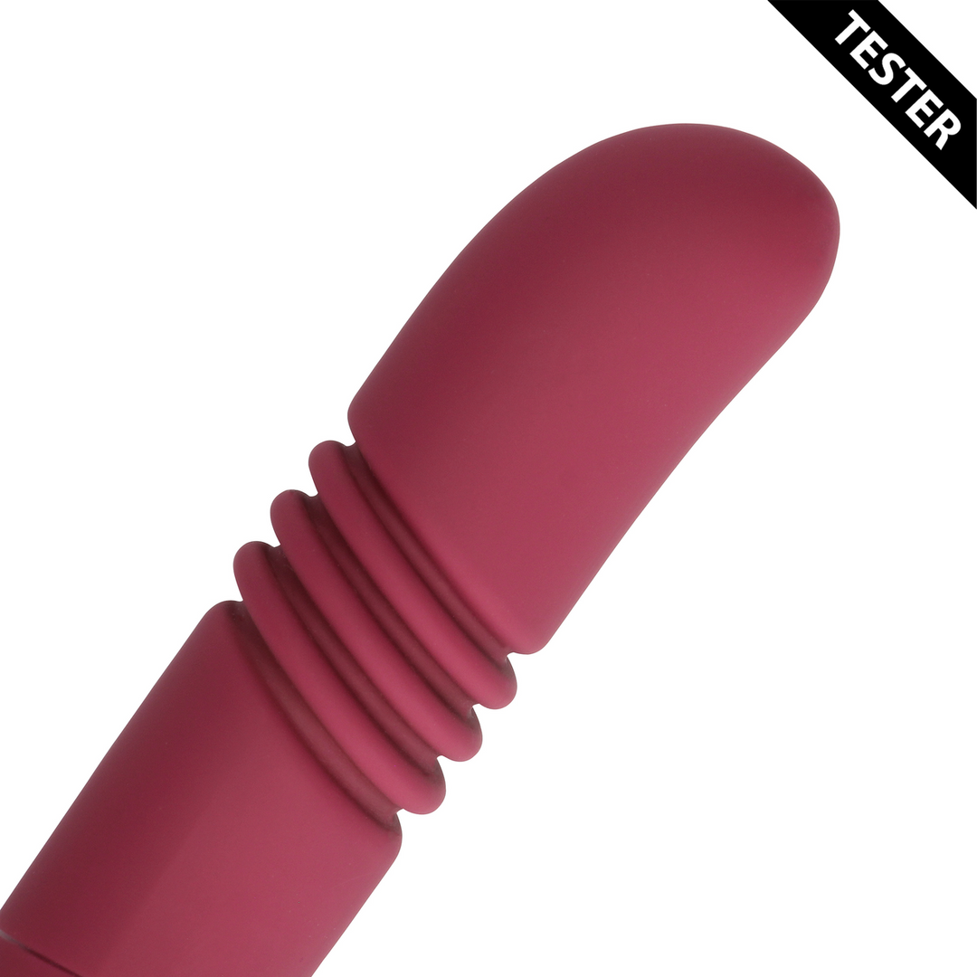 Dubbelzijdige Duw Vibrator – Merlot Druif – Tester