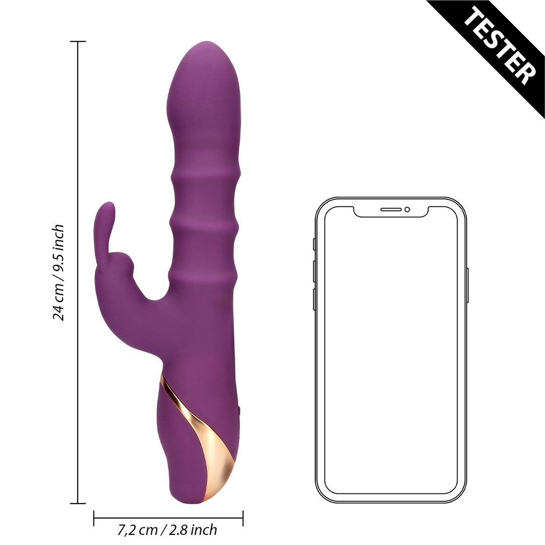 3 op-en-neer bewegende ringen vibrator – Tester