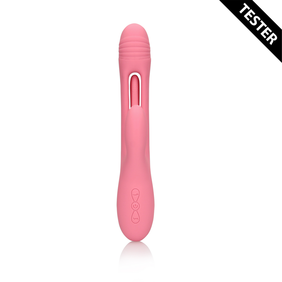 Flapping G-Spot Rabbit Vibrator – Roze Arabesque – Tester