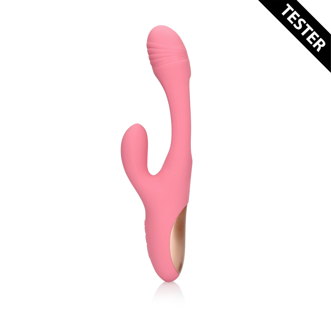Flapping G-Spot Rabbit Vibrator – Roze Arabesque – Tester