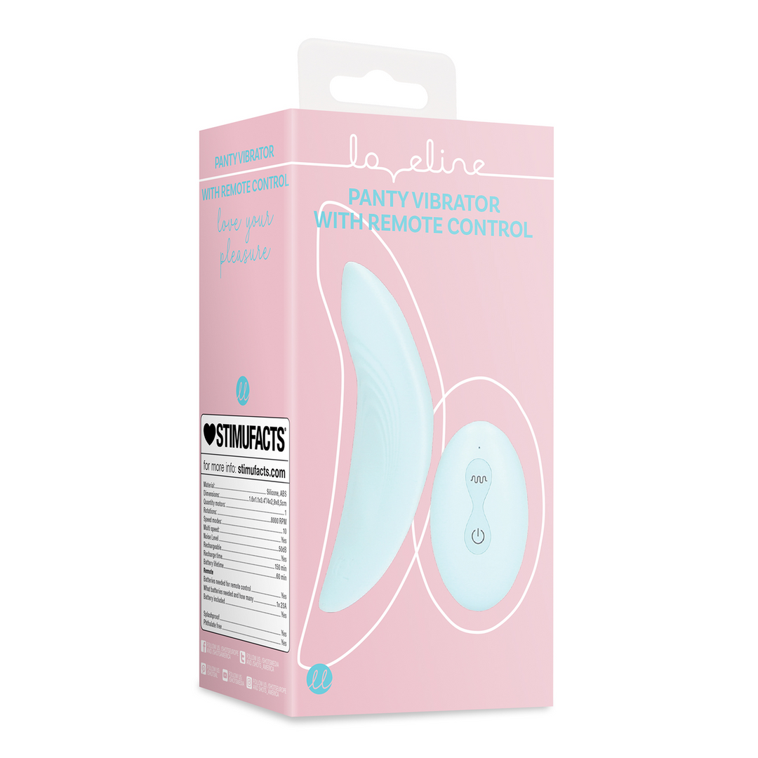 Panty Vibrator met Afstandsbediening – Arctic Blue