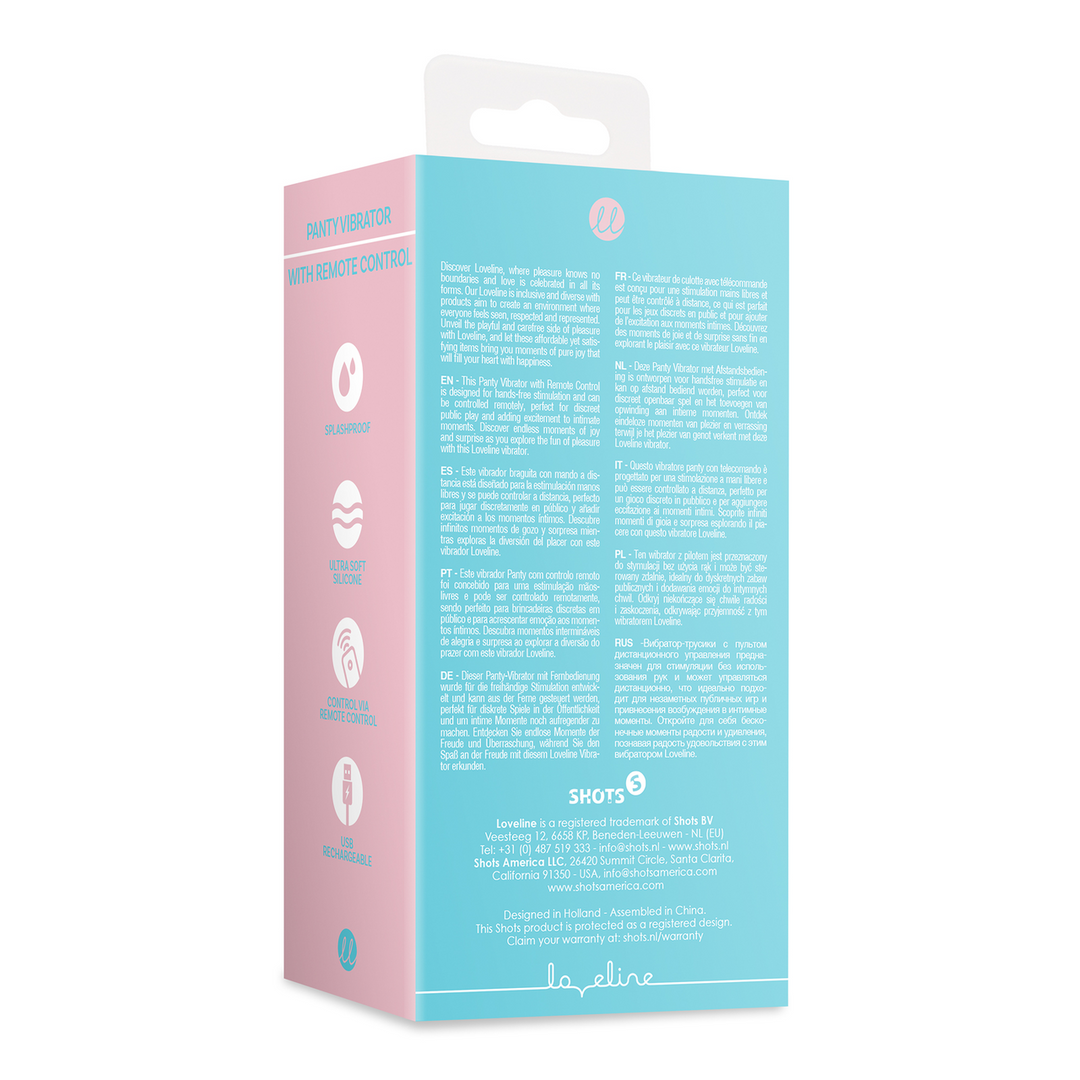 Panty Vibrator met Afstandsbediening – Arctic Blue