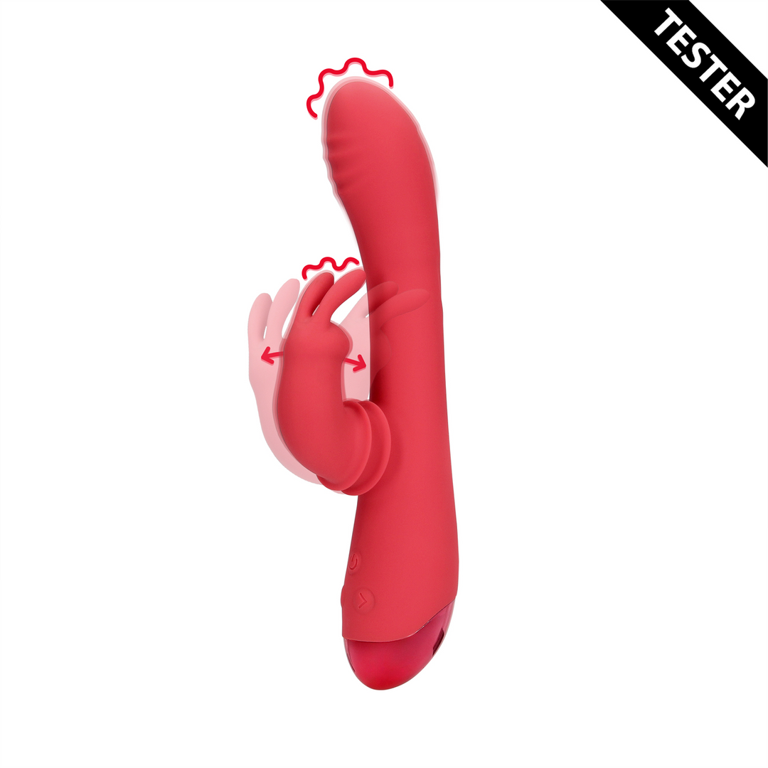 Swinging Rabbit G-Spot Vibrator – Brighto Rood – Tester
