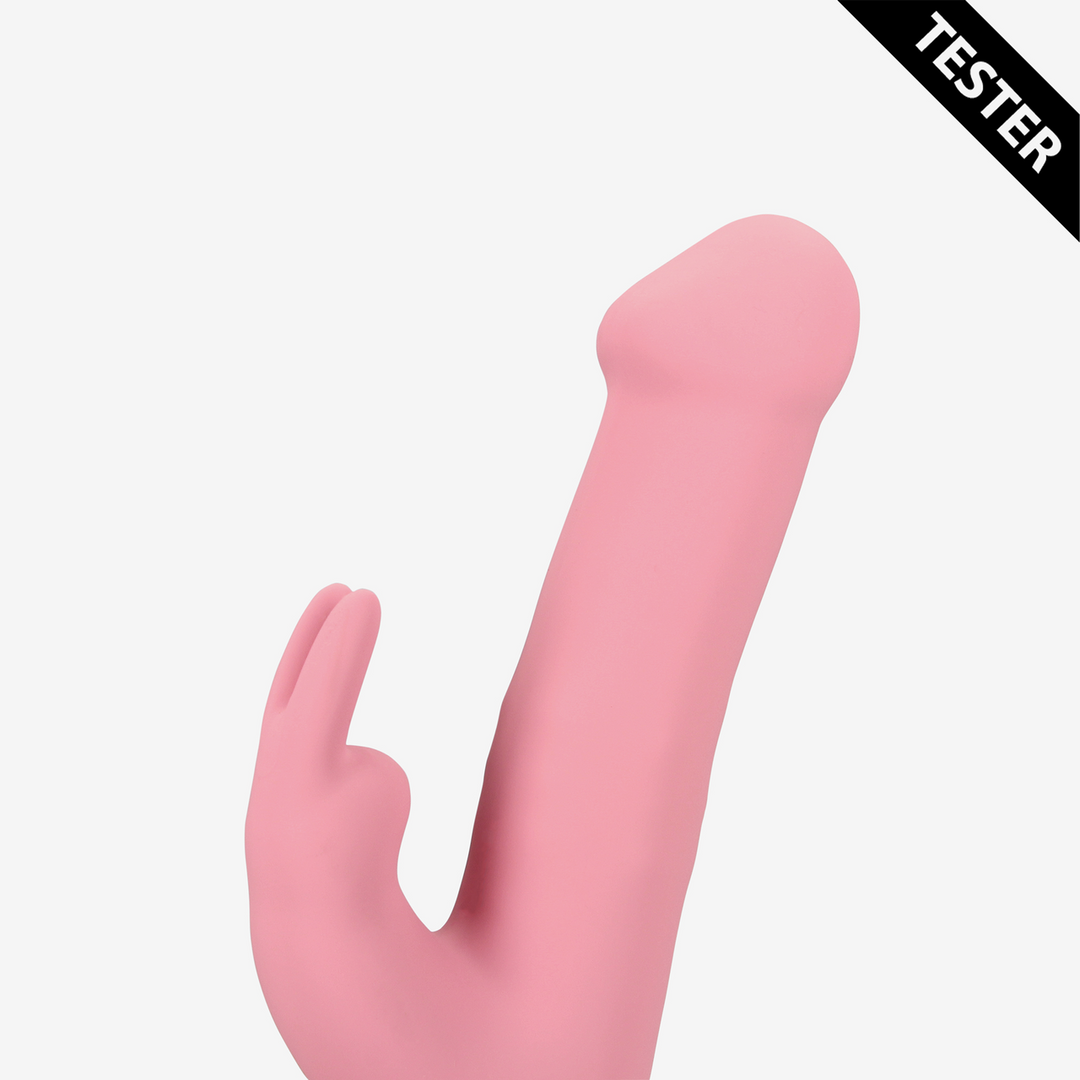 Draaiende Kralen Konijn Vibrator – Roze Arabesque – Tester
