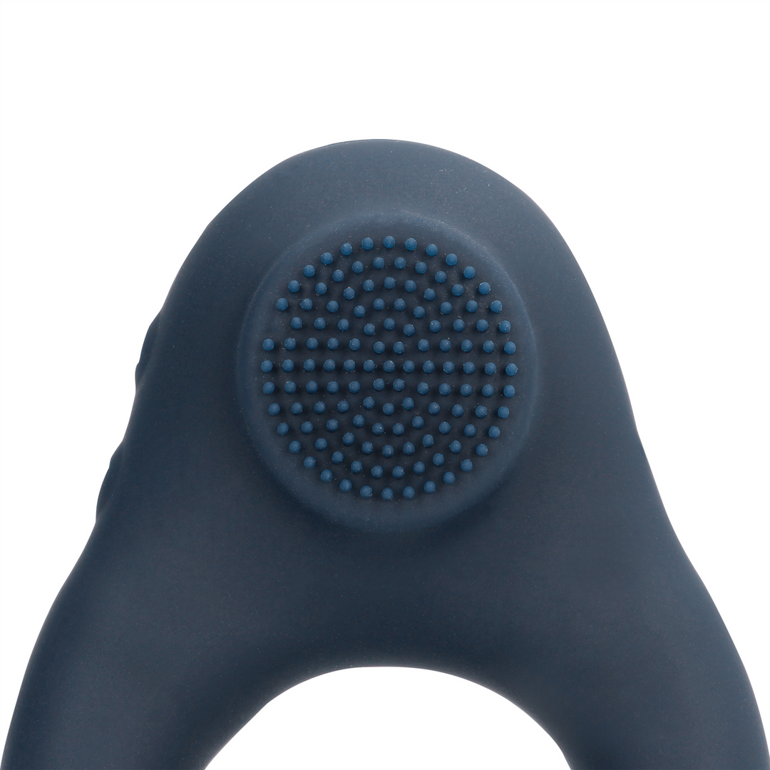 Vibrerende Cockring met Clitoris Stimulatie – Indigo Blauw