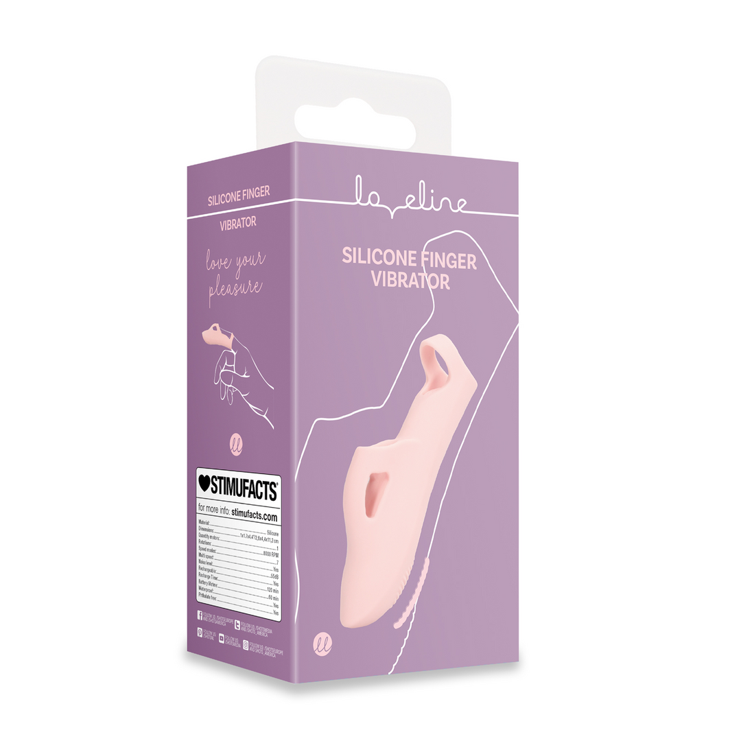 Silicone Vinger Vibrator – Touch of Pink