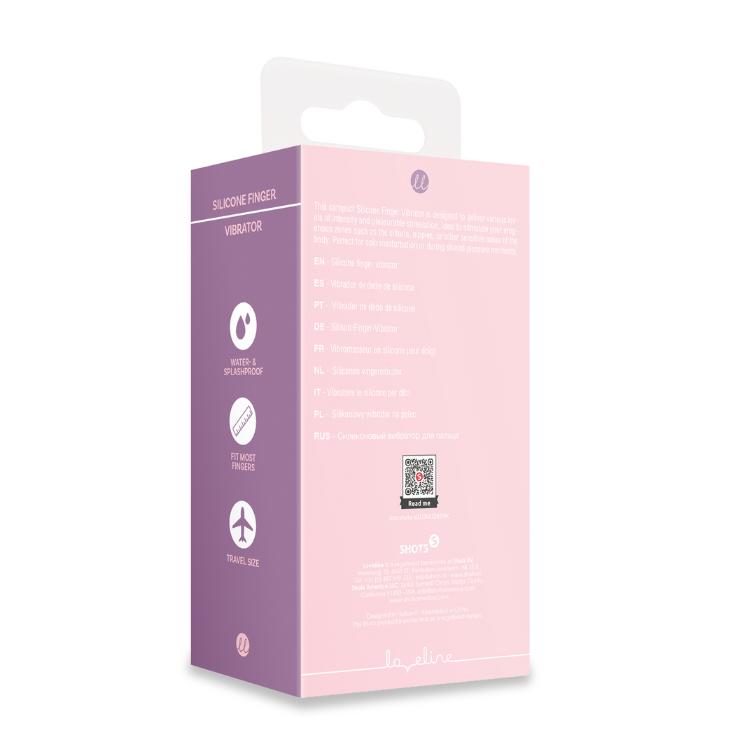 Silicone Vinger Vibrator – Touch of Pink