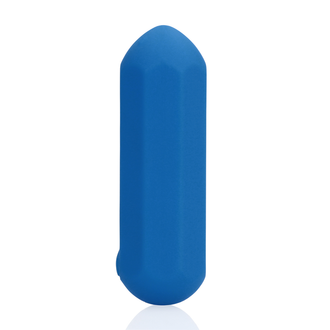 Hexagon Vorm Bullet Vibrator – Jetset Blauw