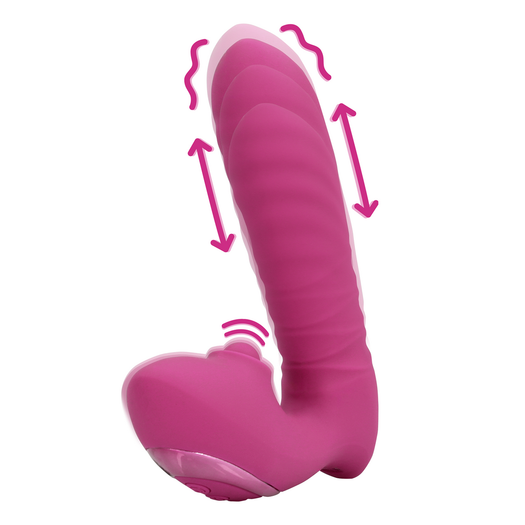 Vibrador de Impacto y Golpeteo - Poderoso Rosa