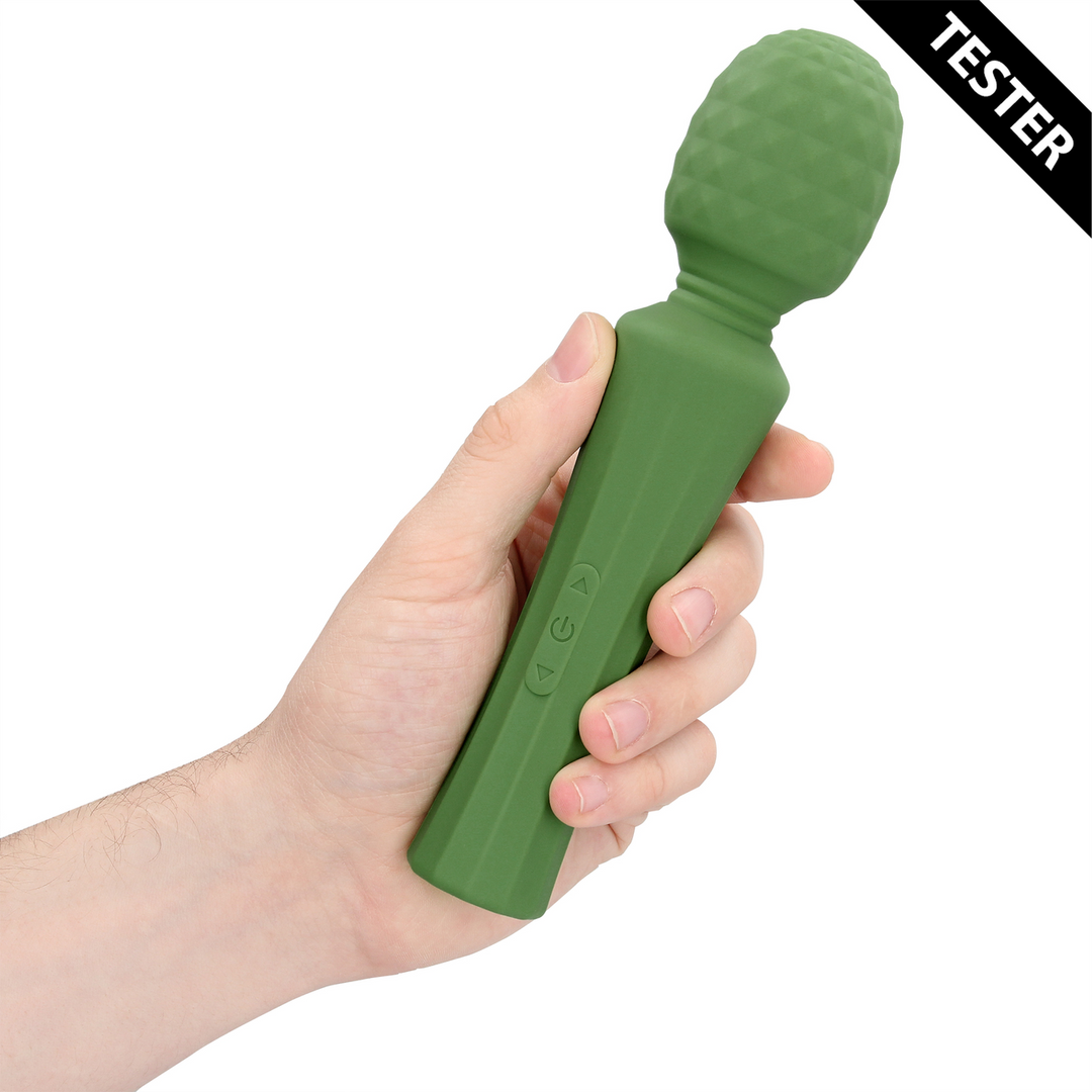 Krachtige Wand Vibrator Massager met Stille Handgreep – Green Mumba – Tester