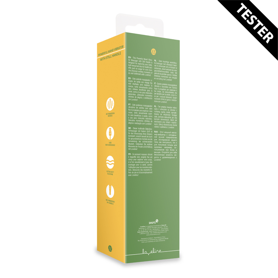 Krachtige Wand Vibrator Massager met Stille Handgreep – Green Mumba – Tester
