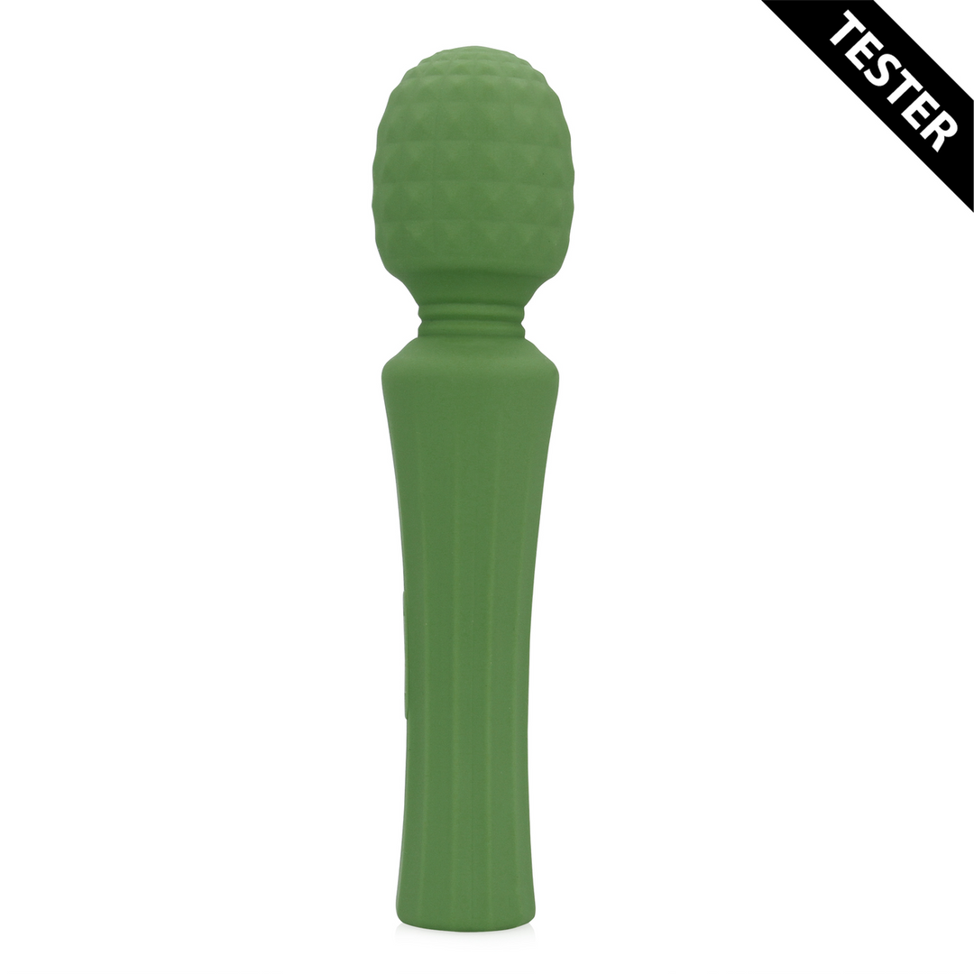 Krachtige Wand Vibrator Massager met Stille Handgreep – Green Mumba – Tester
