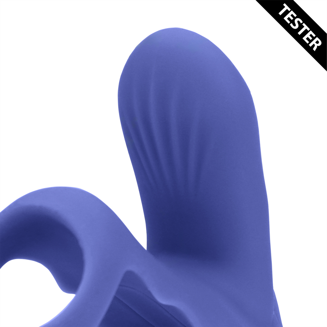 Vibrerende Cockring met Clit Stimulatie – Tamiya Blauw – Tester