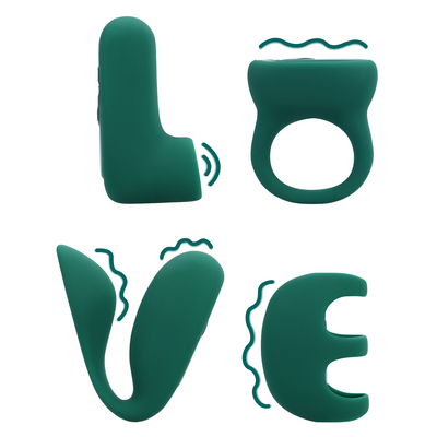 'LOVE' (S)explore Set - Groene Kristal 'LOVE' (S)explore Set - Groene Kristal