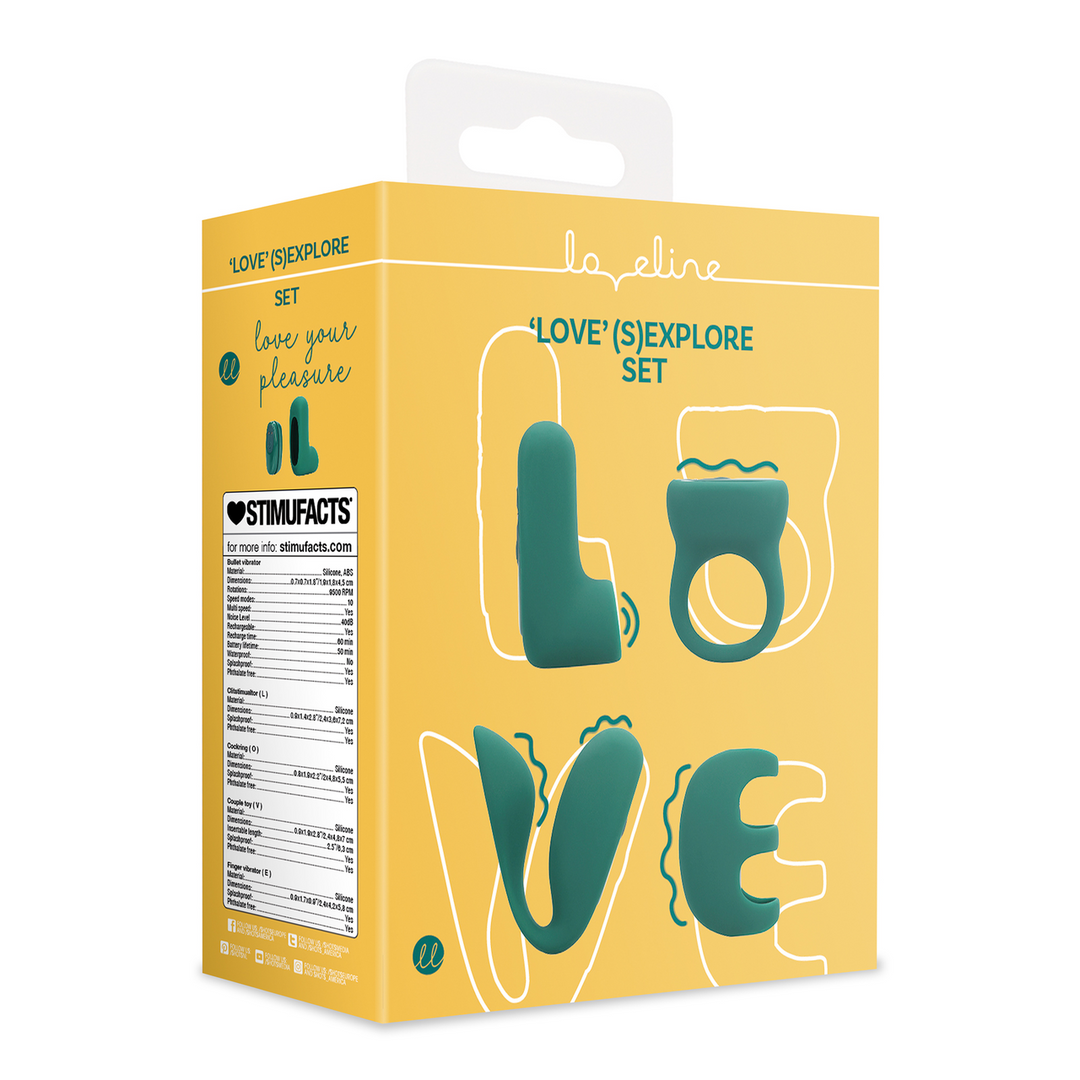 ‘LOVE’ (S)explore Set – Groene Kristal