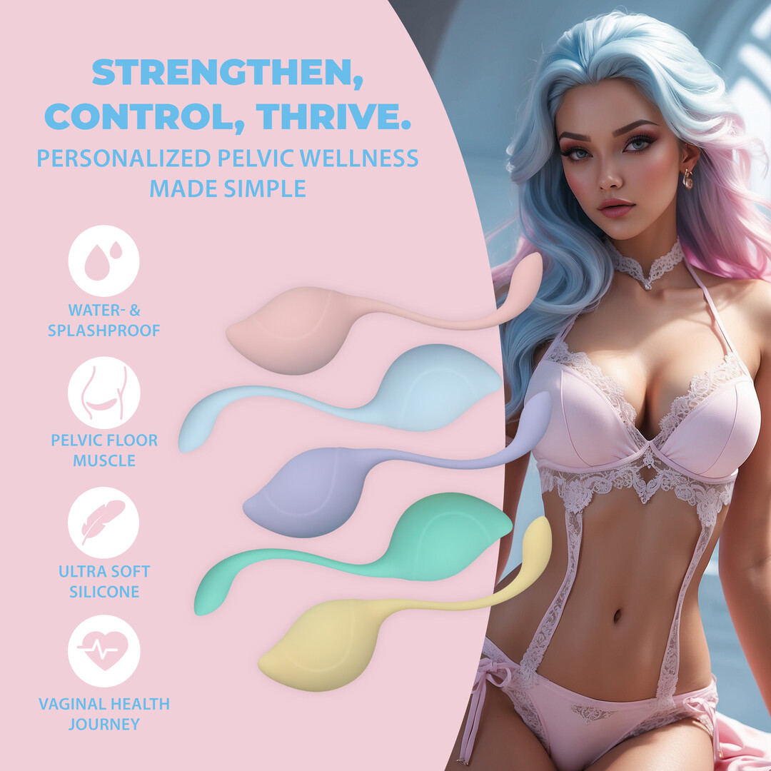 Beckenbodentrainingsset – Multicolor