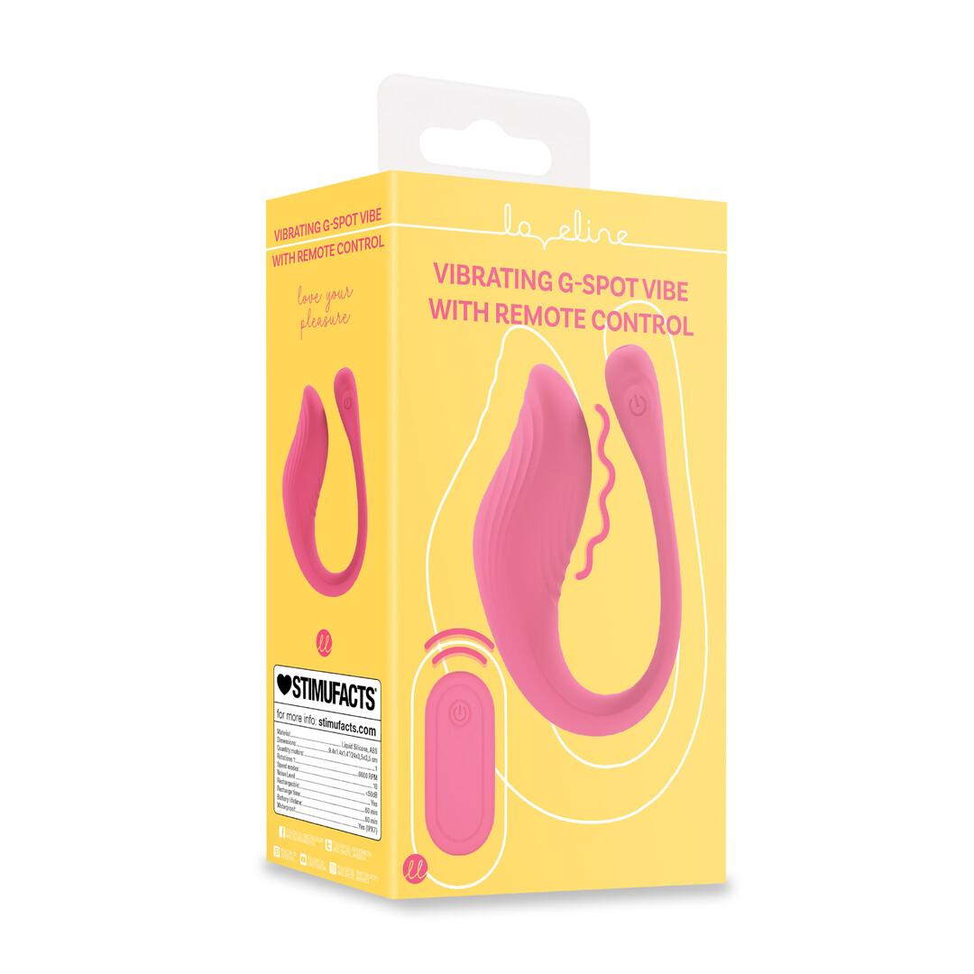Vibrerende G-Spot Vibe met Afstandsbediening – Roze