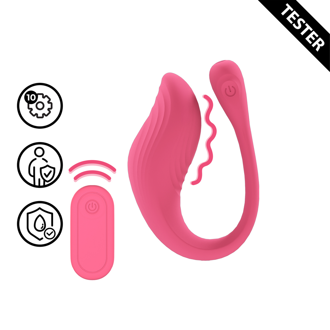 Vibrerende G-Spot Vibe met Afstandsbediening – Roze – Tester