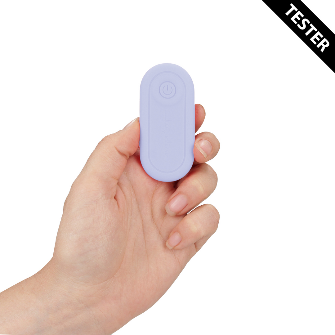 Vibrerende Kegelbal met Afstandsbediening – Lavendel – Tester