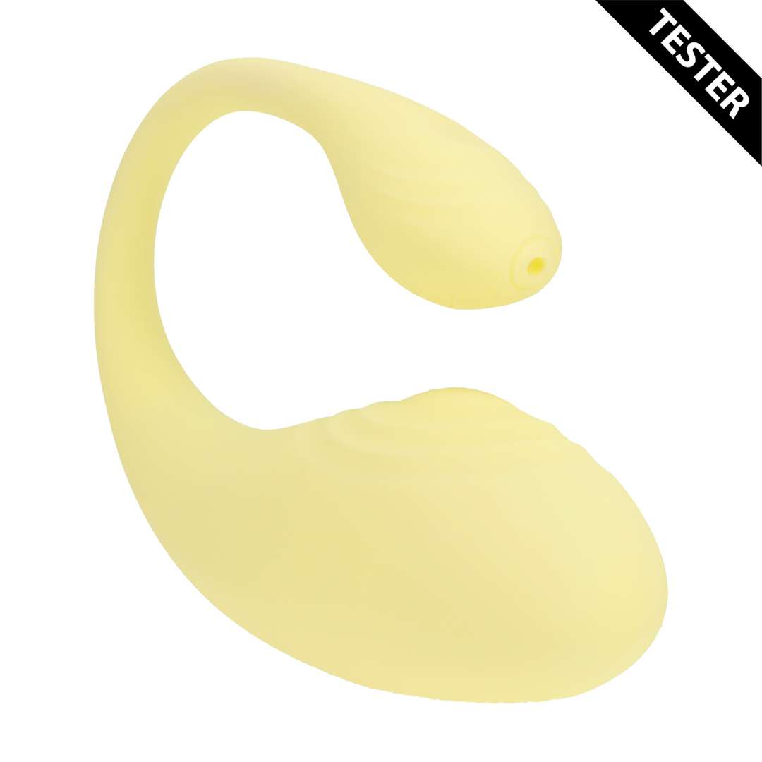 Vibrerende G-Spot Vibe met Afstandsbediening – Geel – Tester