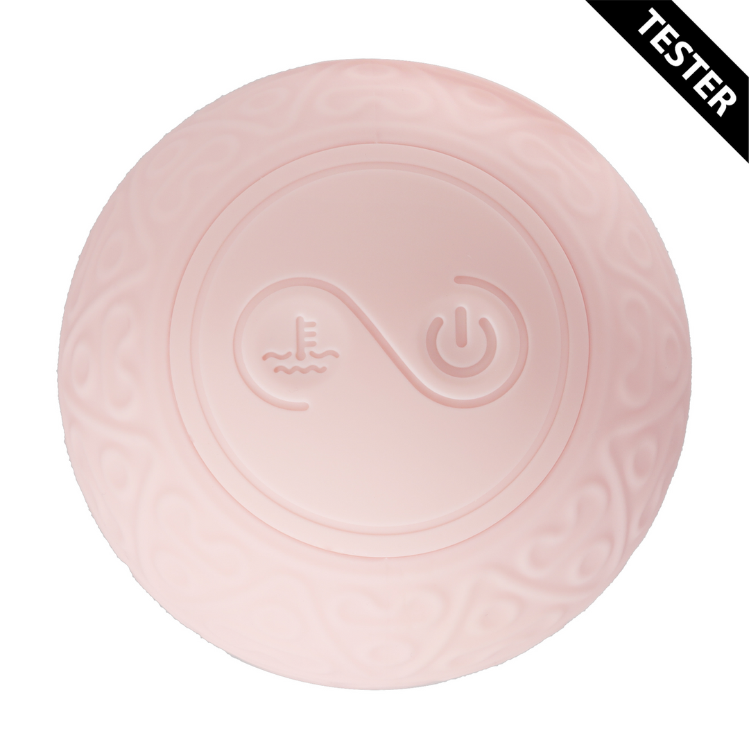 Vibrerende en verwarmende massager – Roze – Tester