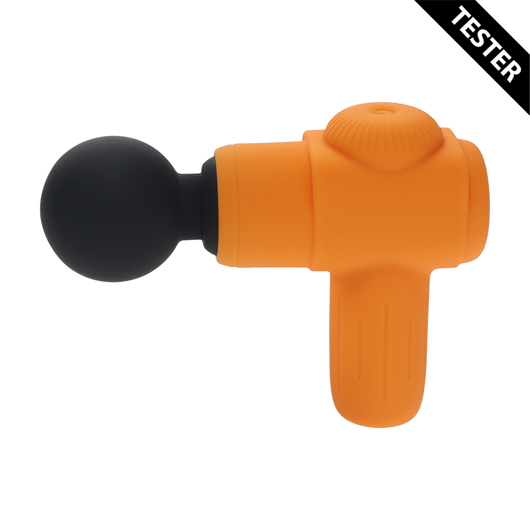 Mini Oplaadbare Microboost Massager – Oranje – Tester