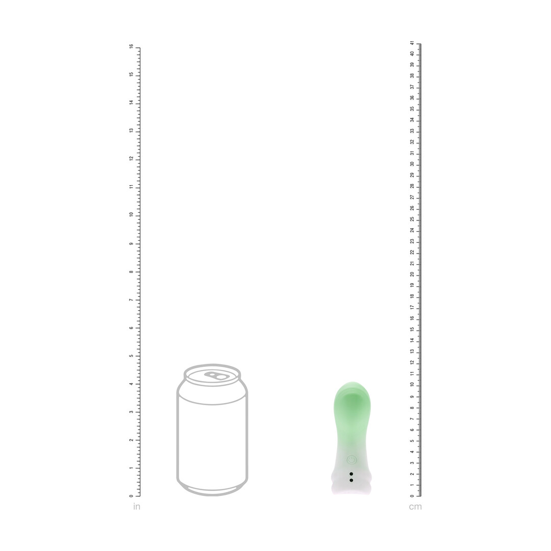 Zachte Vinger Vibrator – Misty Green