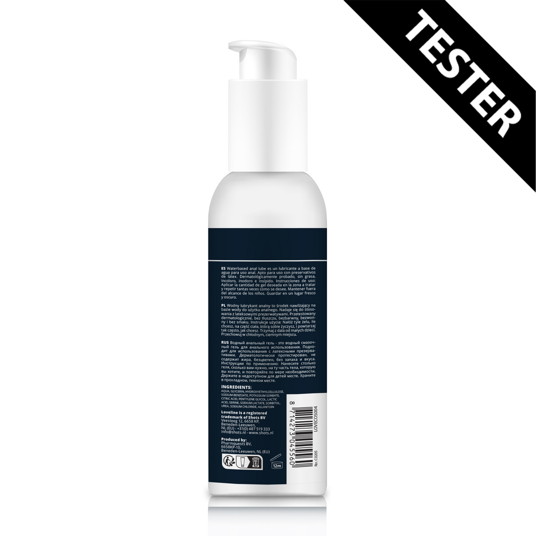 Anal Glijmiddel – 5.1 fl oz / 150 ml – Tester