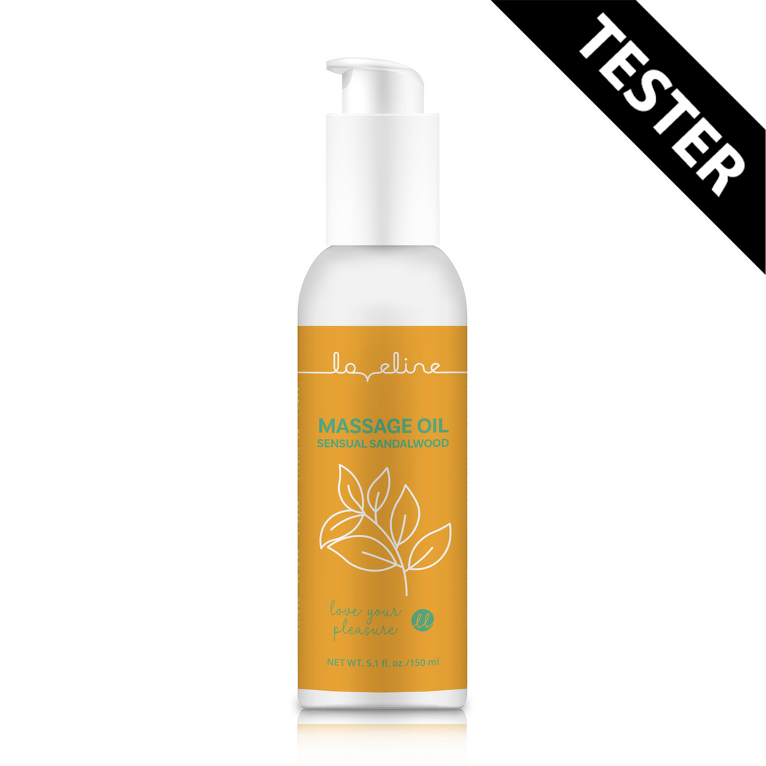 Massageolie – Sensuele Sandelhout – 5,1 fl oz / 150 ml – Tester