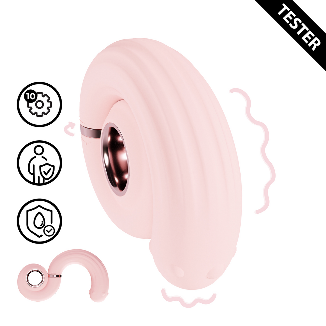 Perles – Draaibare Parels Swirl – Roze – Tester