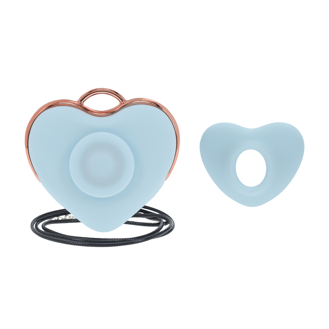 Luvie – Hartvormige AirTap Vibrator – Blauw