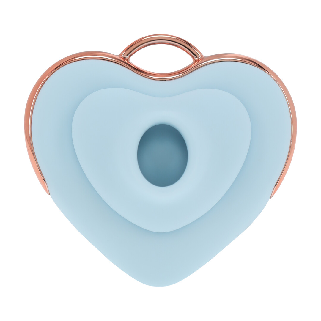 Luvie – Hartvormige AirTap Vibrator – Blauw