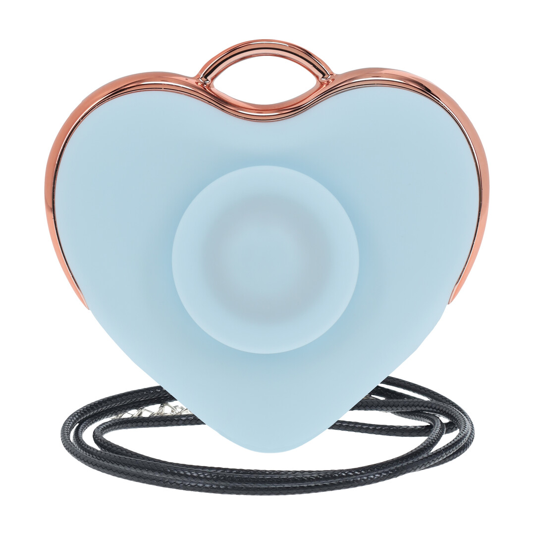 Luvie – Hartvormige AirTap Vibrator – Blauw