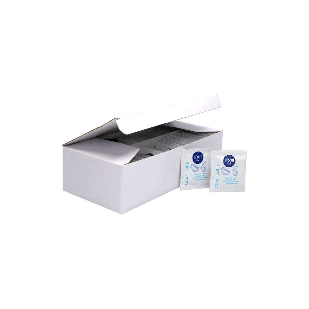 EXS Clear Lube Sachets – 100 Stuks