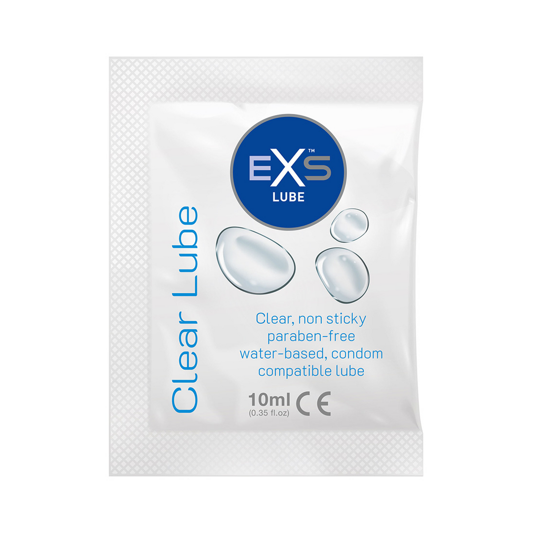 EXS Clear Lube Sachets – 100 Stuks