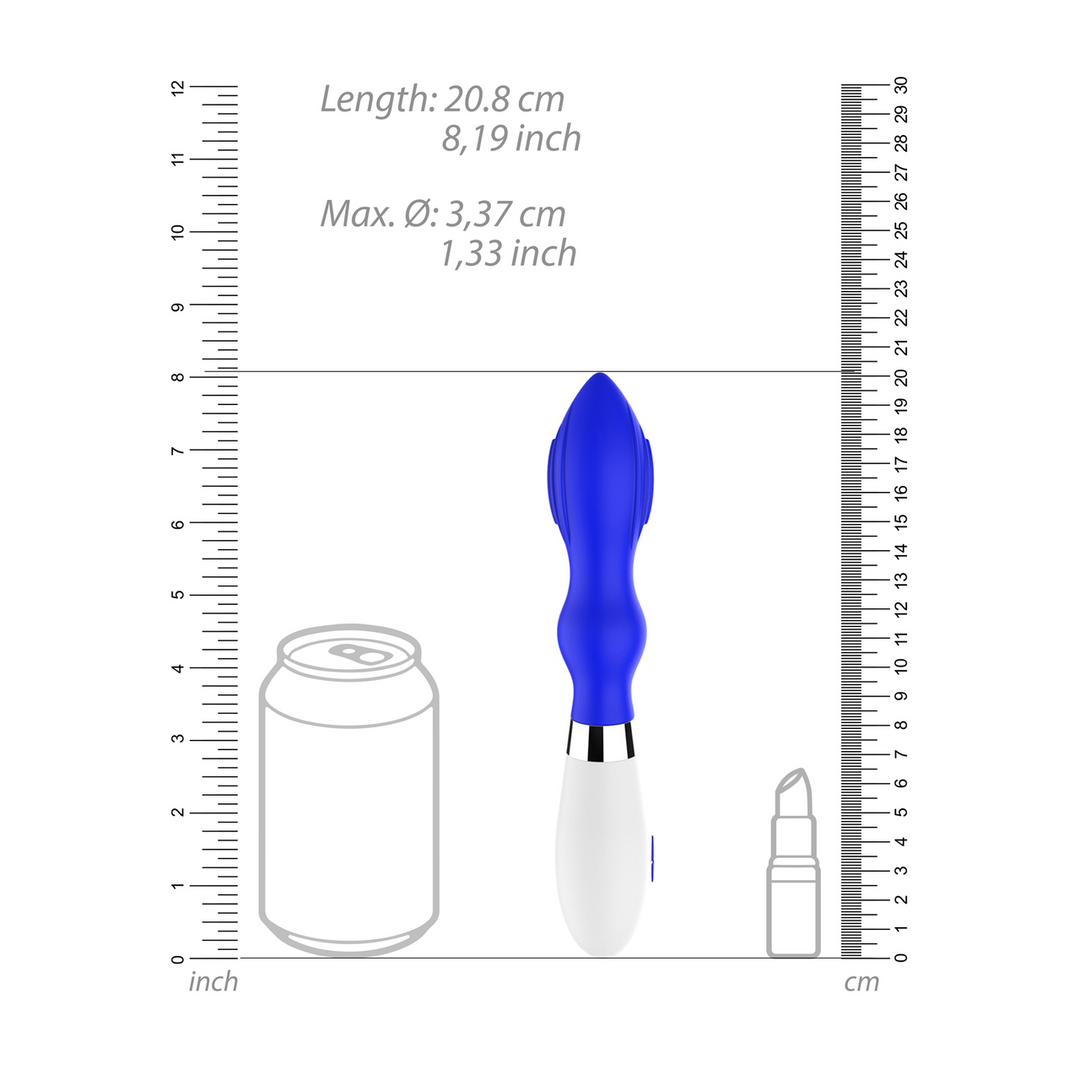 Astraea – Vibrator en Clitoris Stimulator – Koninklijk Blauw