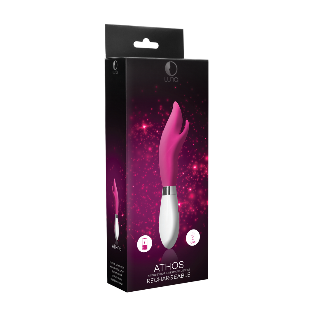 Athos – Oplaadbare Clitorisstimulator en Vibrator – Roze